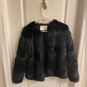 Faux fur Zara women’s jacket